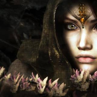 Mystical women wallpaper
