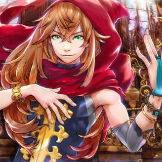 Hooded anime guy wallpaper