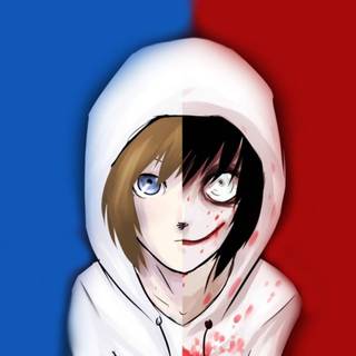 Jeff the Killer pixel art wallpaper