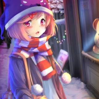 Sayori DDLC wallpaper