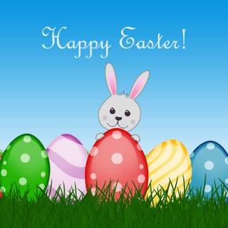 Free happy Easter wallpaper