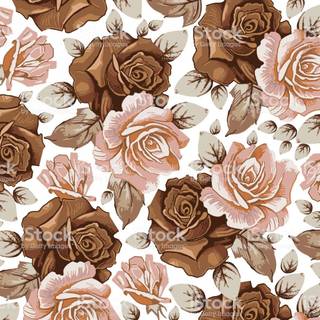 Flower horizontal vintage wallpaper