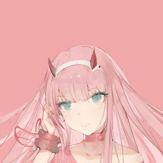Aesthetic Zero Two wallpaper