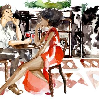 Black women artistic photography wallpaper