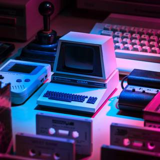 Retro aesthetic desktop wallpaper