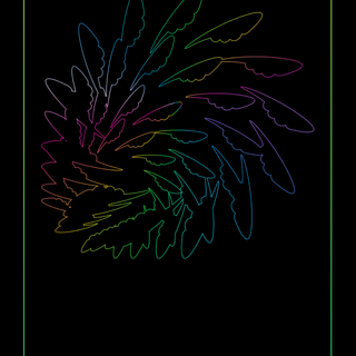 iPhone X border wallpaper
