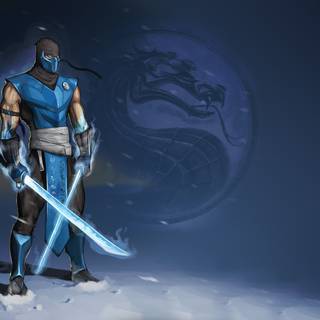 Ninja sword fight wallpaper