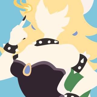 Bowsette mobile wallpaper