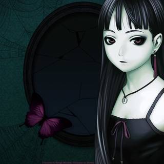 Gothic rain anime HD wallpaper