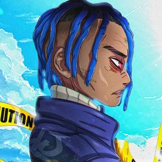 Cartoon XXXTentacion anime wallpaper