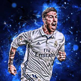 Sergio Ramos 2020 desktop wallpaper