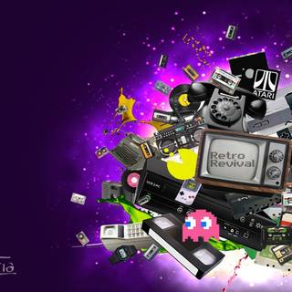 Vintage Atari wallpaper