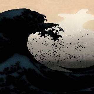 The Great Wave off Kanagawa HD wallpaper