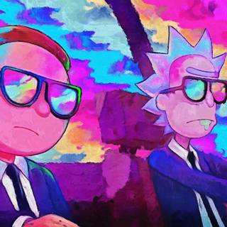 Rick and Morty high wallpaper