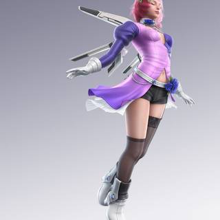 Tekken Alisa phone wallpaper