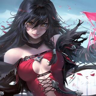 Anime girl 4k wallpaper