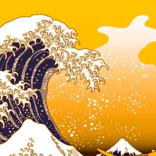 Aesthetic waves wallpaper