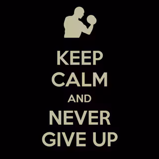 Never ever give up wallpaper