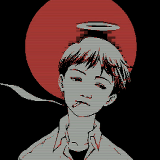 Anime HD glitching wallpaper