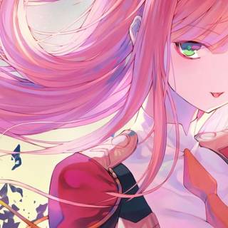 Zero Two iPhone wallpaper