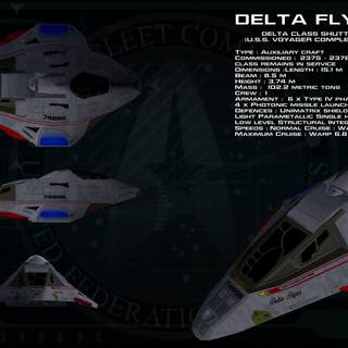 Star Trek Delta Flyer wallpaper