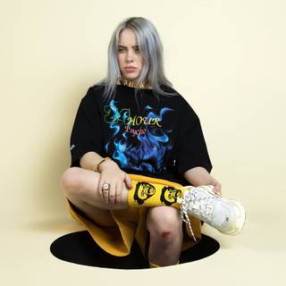 Billie Eilish desktop logo wallpaper