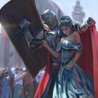 Knight anime wallpaper