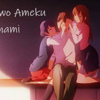 Anime Rain Domestic Na Kanojo wallpaper