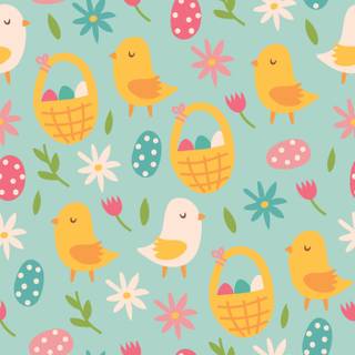 Abstract Easter wallpaper