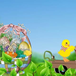 Easter Stitch wallpaper