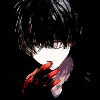 Dark side anime boy wallpaper