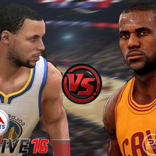 Curry vs James wallpaper