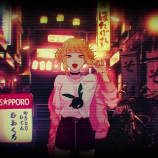 My Hero Academia Toga computer wallpaper