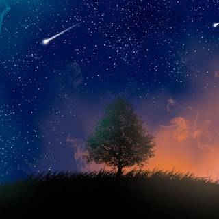 Stars 2560x1440 wallpaper