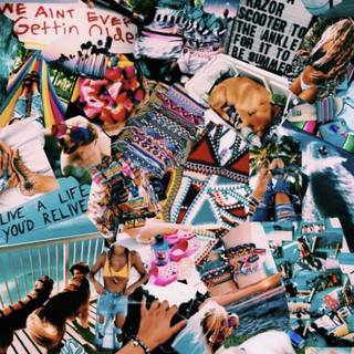 VSCO collage wallpaper