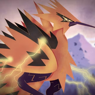 Galarian Zapdos wallpaper