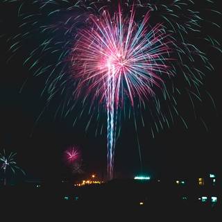 Anime Firework 4K wallpaper