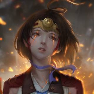 Kabaneri of The Fortress desktop wallpaper
