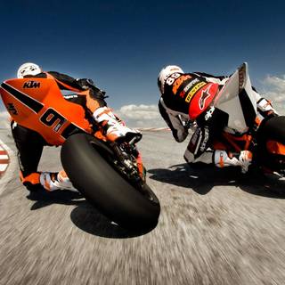Track motorcycle wallpaper