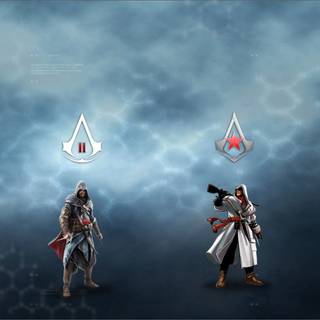 Assassin's Creed all logos wallpaper