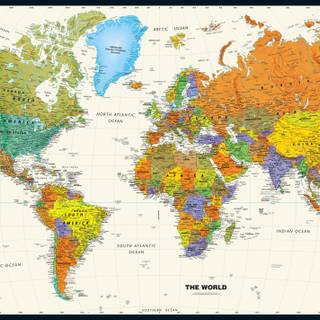 World map HD