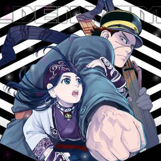 Golden anime wallpaper