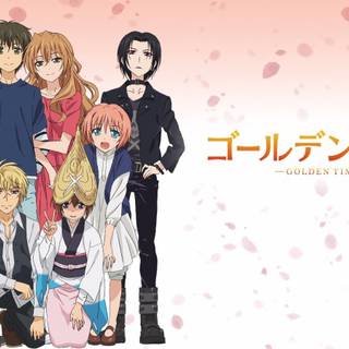 Golden anime wallpaper