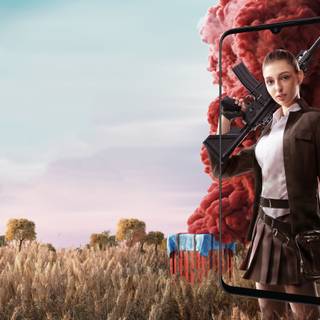 PUBG woman wallpaper