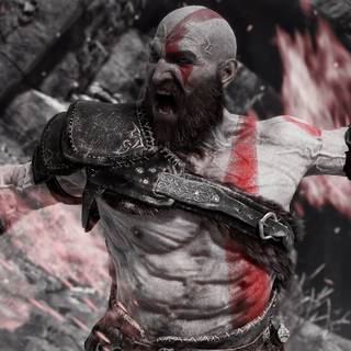 Kratos 4k wallpaper