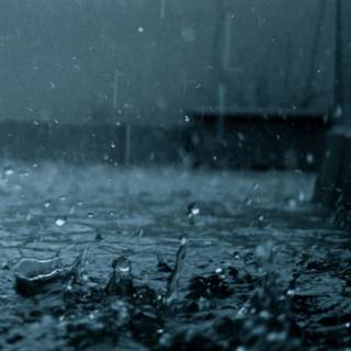 Aesthetic rain wallpaper