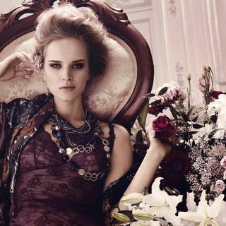 Retro style hairstyle girl HD 4k wallpaper