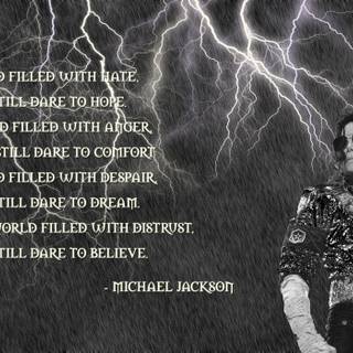 Michael Jackson quote wallpaper