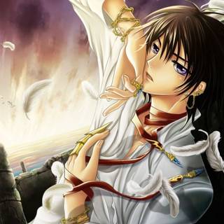 Cute anime boy HD wallpaper