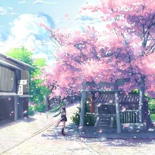 Anime HD aesthetic wallpaper